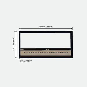 Fashion High Quality Aluminium Multifunctional Wall-Mounted Storage Rack Custom Compatible Wall Mount Organizer for Household