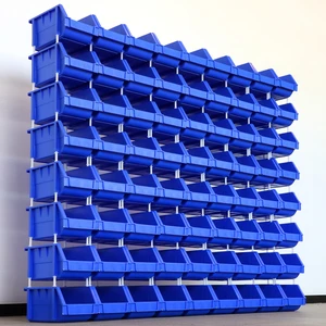 High Quality Easy Stack Spare Parts Storage Picking Crates Plastic Bins For Wholesale