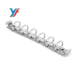 Hot Selling High Quality A4 File Folder Office Clips 3-Hole Nickle Plating Metal Clip With Bootster Ring Mechanism