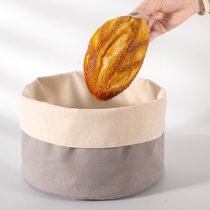 2023 12oz Cotton Canvas Bread Storage Box Storage Box Cotton Basket Canvas Storage Bag
