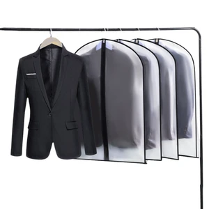 Wholesale Peva Frosted Transparent Dustproof Wardrobe Storage and Finishing Clothes Dust Cover Garment Bag