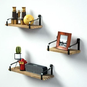 High Quality Bedroom Storage Decorative Wall Shelf Wall Mount Decorative Storage Shelf