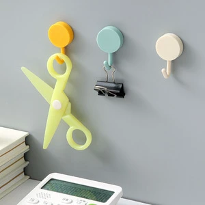 Kitchen Novelty Self-Adhesive Storage Tool Keychain Towel Hook Wall Mount