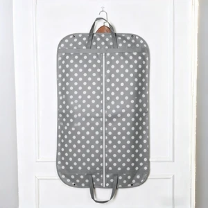 Non Woven Garment Cover with Transparent Window Moisture-Proof Insect-Proof Wrinkle-Proof Dust Bag for Garment Storage