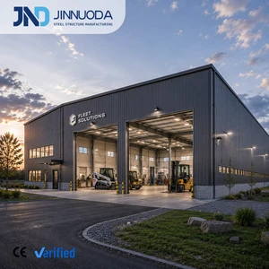 Modern Design Large Space Prefab Garage Storage Double Car Storage Building Modular Prefabricated Garage Made In China