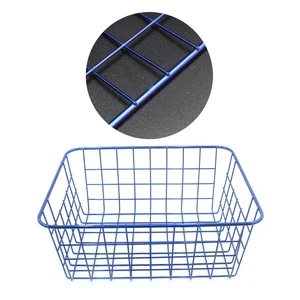 Deep Blue Wire Basket Multifunctional Metal Storage Baskets Acceptable Product