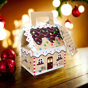 Eco Friendly Paperboard Gift Box Elegant Christmas Day Gift Box Customization Christmas Box