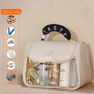 Travel Wall-mounted Toiletry Bag - Environmentally Friendly, Durable, Portable, Large Capacity, Women's Hand-held Storage Bag