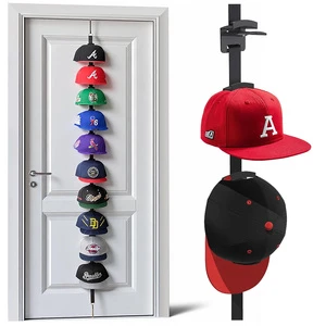 Hanging Door-Mounted Hooks & Rails Durable Plastic Modern Multifunction Clothing Hat Storage Organizer Baseball Caps Living Room