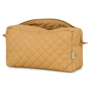 100% Organic Cotton Quilted Plain Baby Travel Toiletry Toilet Vanity Makeup Storage Pouch Bag for Woman and Mommy