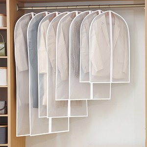 Hot Foldable PEVA Garment Bag for Closet Clothes Storage Dustproof Plastic Suit Cover Hot Garment Dust Cover for Clothing