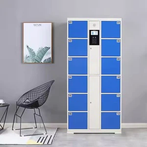 Smart Storage Locker Customized Size&color Metal Steel Cabinet with Smart Operating System Face Recognition System