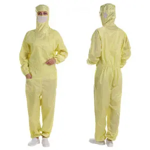 Wholesale ESD Anti Static Garment Electronic Factory Supplies Dust Free Cleanroom Safe Workwear Washable Reusable