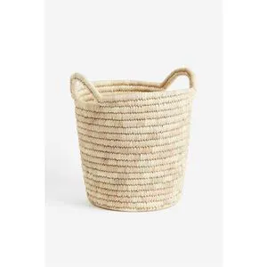 Wholesale Hand-Woven Corn Husk & Straw Storage Basket Braided Rattan-Style Multi-Purpose Bin Sustainable Boho Home Organizer
