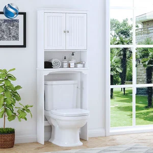 Bathroom Shelf Over Toilet Stand Shelf Rack Storage Cabinet Wooden Toilet Organizer Rack