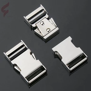 Lihui Wholesale Zinc Metal Tag Side Release Buckle Adjustable Plated Nickel Free Bag Clip for Luggage Backpack Motorcycle Use