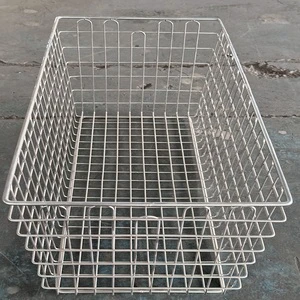 Metal Filter Basket Stainless Steel Anti-bacteria Wire Mesh Basket for Sterilization Cleaning / Storage