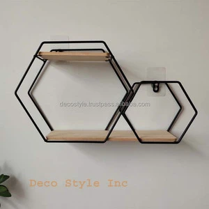 Retro Style Storage Wall Shelf