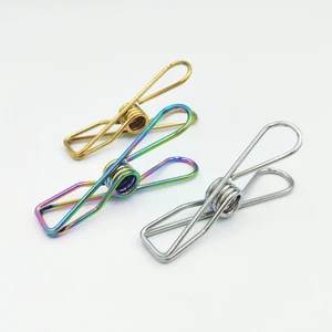Metal Pegs Stainless Steel Clothespin Outdoor Drying Pegs