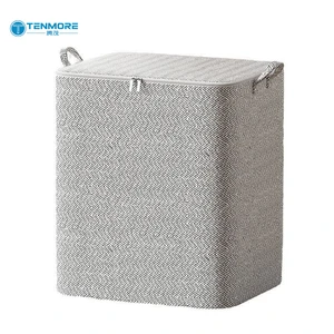 Factory Direct Odor-Free Fabric Clothes Storage Bag with Side Handles for Bedding and Moving
