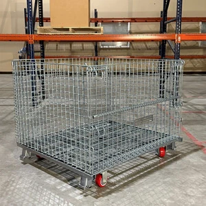 Warehouse Storage Steel Wire Basket