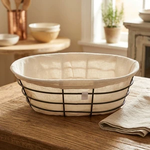 Bestselling Wrought-iron Oval Metal Wire Eco-Friendly Fruit Basket Light-luxury Nordic-style Home Candy Tray Basket Storage
