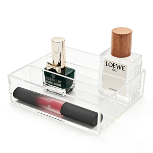 High-transparency Acrylic Display and Storage Boxes; Desktop Display Boxes for Cosmetics and Collectibles; Jewelry Storage Trays
