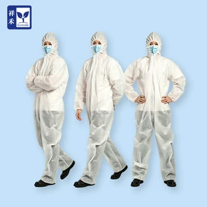 Type 5 6 Microporous Coverall Protective Clothing Barrier Protection Dust Particle Safety Apparel