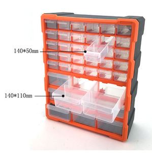 39-Drawer Durable Waterproof Plastic Hardware Organizer Storage Cabinet 3-Year Warranty Tools Craft Parts Factory Wholesale Viet