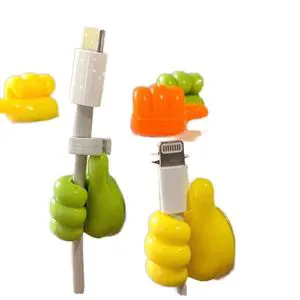 Factory Wholesale Thumb Wire Hook Creative Storage Three Finger Small Hand Hook Traceless Fixed Waterproof Hook