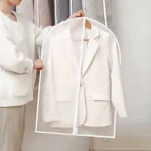 Wholesale Plastic Dustproof Suit Bag Garment Bag Clothing Dust Cover Changing Seasons Garment Covers for Storage
