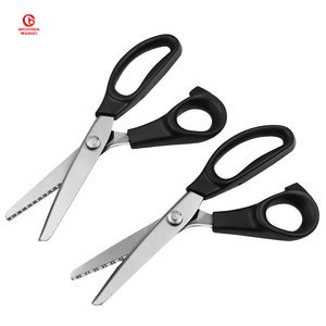 Zig Zag Sewing Cut Dressmaking Tailor Shear Pinking Scissor Leather Handicraft Fabric Upholstery Tool Textile DENIM DIY