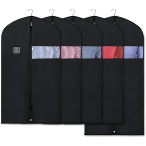 Customized Wholesale Dust Proof Waterproof Foldable Suit Cover Non Woven Fabric for Garment Coat Bag