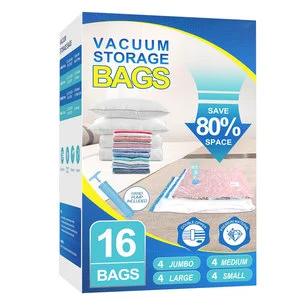 European Design Plastic Storage Bag for Clothing Travel & Wardrobe Organization Living Room Use