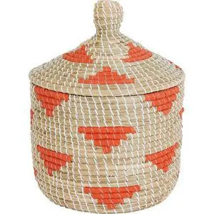 Laundry Hamper Handmade Woven Storage Basket for Bathroom Organization Wholesale Supplier from Vietnam