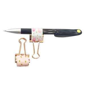Medium Size Fashion Metal Binder Clips with Bandage