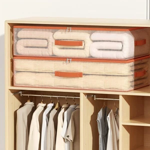 Hot PVC Under-bed Storage Bag for Household Drawer-style Low Bed Storage Organizer with Large Flat Clothes Storage Box