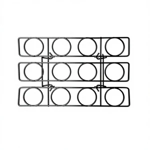 Factory Direct Custom Stainless Steel Circle Shape Food Grade Storage Baskets Handle For Hotel Use Industrial Products Wholesale
