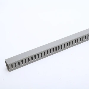 Anti-Corrosion Industrial Gray High/Low Temp Resistant Industrial Control Panel Network Server Rack Wire Organizer Open Slot