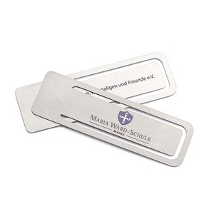 Custom Logo Shape Stainless Steel Metal Bookmark Clip