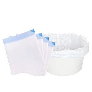 Elderly And Sick Patients Commode Liner Bags For Portable Toilet, Bedpan Bowl Or Potty Chair Liners Plastic Commode -Leak Proof