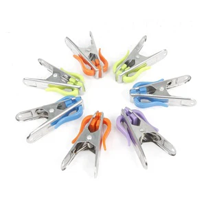 High Quality Heavy-Duty Stainless Steel Laundry Clothespins Patented Double Hooks Ergonomic Handle Decorative Design for