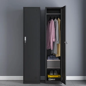 Modern Design One-Door Steel Storage Locker Assembled Vertical Cupboard for Outdoor Use Gym Workshops Hospital Changing Rooms