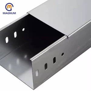 Factory Direct Sales Weak Current Security Network Line Organizing Tray Slot-type Enclosed Iron Cable Tray