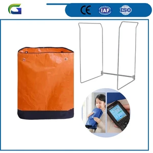 PE Compact Turnover Storage Bag for Travel Toiletry Rotation
