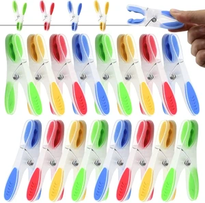 Plastic Laundry Clothespins Spring Sock Clothes Pegs Heavy Duty Drying Clothes Clips