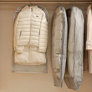 New Down Jacket Compression Dust Cover Closet Hanging Coat Suit Dust Cover PEVA Visual Waterproof Dust Bag
