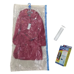 Plastic Dust-Proof Space Saver Traveling Storage Bag for Clothes Coats Dress Storage Organizer