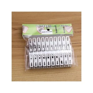 Stainless Steel Small Flat Clip Multi-functional Clip Clothes Clip Small Household Clip Windproof Multi-functional Clothes