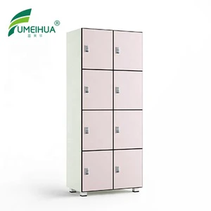 Commercial Waterproof HPL Phenolic Pre-assembled Gym Locker with Electronic Lock